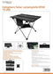 Technaxx TX-251 Campingtafel inklapbaar - Solar - 20W - USB-A, USB-C Poort - (L) 60,8 x (B) 40,5 x (H) 42,0 cm