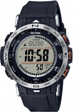 Casio Pro Trek PRW-30-1AER - Herenhorloge - Alarm Barometer Hoogtemeter Kompas - Zwart