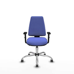 Piqueras y Crespo B1D056G - Bureaustoel - Verstelbare hoogte met armleuning - Licht Blauw
