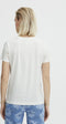 Ichi IHRUNELA SS5 - Dames T-shirt - Katoen - Cloud Dancer (2023)