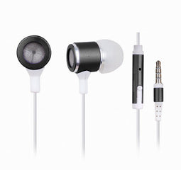 Gembird MHS-EP-001 - Headset - In-ear - Bedraad - Wit/Zwart