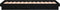 vidaXL - Bedframe - LED - massief - hout - zwart - 90x200 - cm