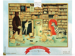 New York Puzzle Company - Dream World The Library - 1000 stukjes puzzel