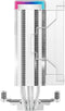 DeepCool AK400 - CPU-ventilator - 4 heatpipes - Wit