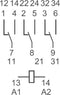 Finder 55.33.9.024.0010 Steekrelais 24 V/DC 10 A 3x wisselcontact 1 stuk(s)