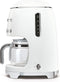 SMEG DCF02WHEU - Filterkoffiemachine - 10 koppen - Wit