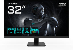 Gigabyte GS32QA - Monitor - 31,5" - 2560x1440 (Quad HD) - 180Hz - Zwart