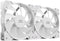 Mars Gaming MFPROX2W - Ventilator 120mm - 2x Fluid Bearing - Geluidssterkte max. 12dB(A) (2 stuks)