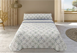 Set beddengoed Libela NAHUM Blauw Bed van 150
