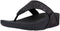 FitFlop Lulu Glitter - Teenslippers - Microwobbleboard zool - Zwart