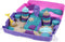 Kinetic Sand - Zeemeerminkoffer - 907g kinetisch zand met 7 gereedschappen - Groen Paars (1 stuk)