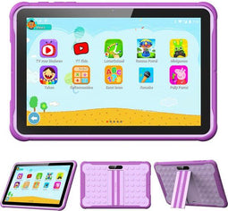 Spoused K10 - Kindertablet - 10.1 Inch - 64GB - 4GB RAM - 6000 mAh - Paars