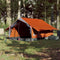 vidaXL - Tent - 2-persoons - waterdicht - grijs - en - oranje