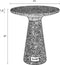 Zuiver Victoria Bijzettafel Rond 41 cm Terrazzo Roze