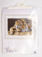 Thea Gouverneur - Borduurpakket met telpatroon - 579.05 - Voorgesorteerde DMC Garens - Tijger - Zwarte Aida - 45 cm x 35 cm - DIY Kit