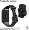 iMoshion Bandje Geschikt voor Huawei Band 6 / Honor Band 6 - iMoshion Siliconen band zwarte gesp met installatiehulp - Zwart