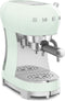 Smeg ECF02PGEU - Espressomachine - 15 bar - Watergroen