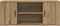 vidaXL - TV-kast - Artisan - Eiken - 100x35x40 - cm - Engineered - Wood