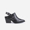 Bronx Next-low-kole - Dames Slingback - Western stijl - Zwart