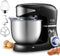 Royalty Line® PKM1600 Keukenmachine - 6 L Keukenrobot - Mixer Met Mengkom - 1600W Keukenmixer - Zwart
