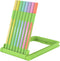Schneider fineliner - Line-Up – lijnbreedte 0,4mm - pastel - verstelbare pencilcase 8 stuks - S-191088