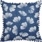 DANDELION - Sierkussen set van 2 - Donkerblauw - 45 x 45 cm - Polyester