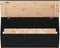 vidaXL - Opbergbox - zwart - 89x36,5x33 - cm - massief - grenenhout