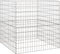 vidaXL - Tuincomposter - 100x100x100 - cm - van - Gegalvaniseerd - Staal - - - Vierkant