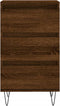 vidaXL - Dressoir - 40x35x70 - cm - bewerkt - hout - bruin - eikenkleur