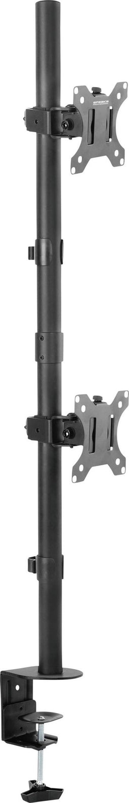 SpeaKa Professional SP-MM-420 - Monitorbeugel 2-voudig 33-81,3 cm (13-32") - Kantelbaar en zwenkbaar - Zwart