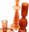 Kaarsenhouder set Aurora - Bruin - 7.5×31 cm/7.5×23 cm/8.5×12 cm