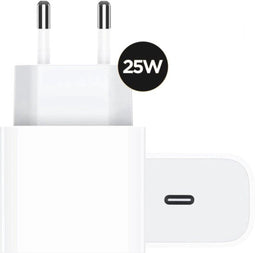 USB C Adapter 25W Oplader - Snellader - USB C Oplader - Adapter USB C - USB C Lader - Universeel - Golden Sound
