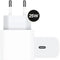 USB C Adapter 25W Oplader - Snellader - USB C Oplader - Adapter USB C - USB C Lader - Universeel - Golden Sound