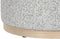 Kruk DKD Home Decor 48 x 48 x 31 cm Lichtgrijs