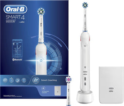 Oral-B Smart 4 - Elektrische Tandenborstel - 4200W - Smart Coaching - Wit