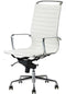 Feel Home - Hoge design bureaustoel - Echt leer - Wit