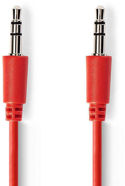 Nedis CAGP22005RD10 - 3,5 mm male naar 3,5 mm male stereo-audiokabel - 1,00 m - Rood