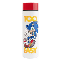 Sonic - Metalen fles 420 ml - Roestvrij staal - Houdt 12 uur warm en 24 uur koud