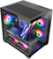 Mars Gaming MC-VIEW2 - Mini Tower PC - Micro-ATX Mini-ITX - Zwart