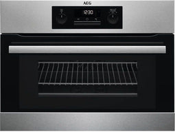 AEG KMS361000M - CombiQuick Hetelucht Oven en Magnetron - 43L - Zwart