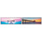 Schilderij DKD Home Decor S3018021 Mediterrane Zon (140 x 3,5 x 45 cm) (2 Stuks)
