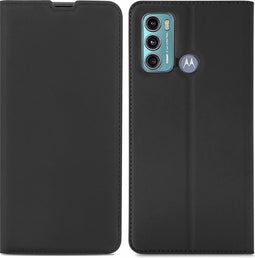 iMoshion Hoesje Geschikt voor Motorola Moto G60 Hoesje Met Pasjeshouder - iMoshion Slim Folio Bookcase - Zwart