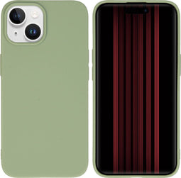 imoshion Hoesje Geschikt voor iPhone 15 Hoesje Siliconen - imoshion Color Backcover - groen