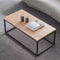 Duurzame Metalen Salontafel - Poedercoating - 90 cm - Industrieel