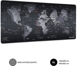 Subblim World Muismat Zwart 90x40 cm