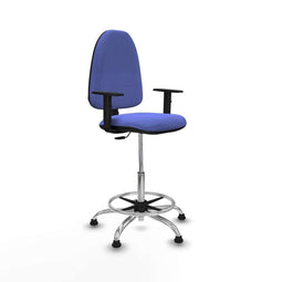 Piqueras y Crespo B1D05RT - Bureaustoel - Hoogteverstelbaar met armleuning - Licht Blauw