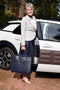 Gigi Fratelli Dames Leren Laptop Trolley 15.6 inch Romance Business ROM8015 Blauw