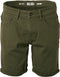 No Excess - Denim Short - 5-pocket styling met stretch - Donker Groen
