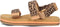 Reef Kids Ahi Convertible Leopard - Meisjes Slippers - Bruin/Panterprint - Maat 35
