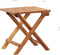 vidaXL - Ligbed - met - tafel - poly - rattan - en - massief - acaciahout